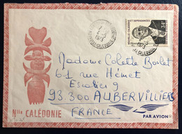 Nouvelle Calédonie N°377 Sur Enveloppe TAD TONTOUTA AERODROME 4.5.1973 - (B4572) - Cartas & Documentos