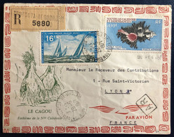 Nouvelle Calédonie N°373 Et PA N°105 Sur Enveloppe TAD TONTOUTA AERODROME 29.5.1971 - (B4573) - Storia Postale