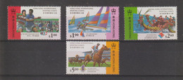 Hong Kong 1995 événements Sportifs 762-65, 4 Val ** MNH - Neufs