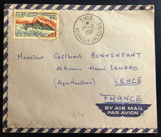 Nouvelle Calédonie N°301 Sur Enveloppe TAD THIO 28.2.1961 - (B4576) - Briefe U. Dokumente