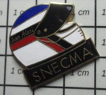 512d  Pin's Pins / Rare Et De Belle Qualité !!! SPORTS / CASQUE PILOTE F1 JEAN ALESI SNECMA - Automobile - F1