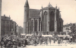 FRANCE - 88 - EPINAL - Eglise Saint Maurice Et Le Marché - LL - Carte Postale Ancienne - Epinal