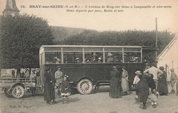 Bray Sur Seine * L'autobus De Bray Sur Seine à Longueville Et Vice Versa * Bus Autocar Car - Bray Sur Seine