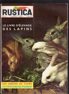 RUSTICA N°11 1961 Lapin Poule Leghorn épinard Tours Pêche Fr Gardening Magazine - Giardinaggio