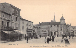 FRANCE - 88 - CHARMES - PLACE DE L'HOTEL DE VILLE - Carte Postale Ancienne - Charmes