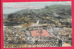 Cpa 68 MOOSCH, Grand Cimetière Français Des Héros De L'H.K. DOS ECRIT EN 1922,  CERNAY - Cementerios De Los Caídos De Guerra