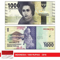 K0016# Indonesia 2016. 1000 Rupias (UNC) P#154a - Indonésie