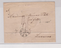 RUSSIA, 1851 Nice Cover To LIVORNO ITALY - ...-1857 Voorfilatelie