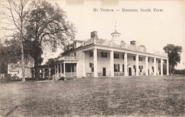 ETATS UNIS - S10292 - Mt Vernon - Mansion South View - L1 - Sonstige & Ohne Zuordnung