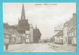 * Dadizele - Dadizeele (Moorslede) * Place Et Groothuis, Tramway, église, Kerk, Basilique, Animée, Old, Rare - Moorslede