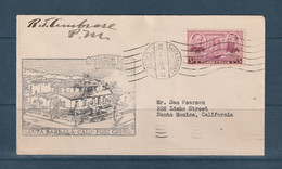 USA - Dedication Day Santa Barbara California Post Office - 1937 - Event Covers