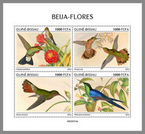 GUINEA BISSAU 2022 MNH Hummingbirds Kolibris Colibris M/S - OFFICIAL ISSUE - DHQ2307 - Colibris