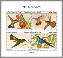 GUINEA BISSAU 2022 MNH Hummingbirds Kolibris Colibris M/S - IMPERFORATED - DHQ2307 - Colibris