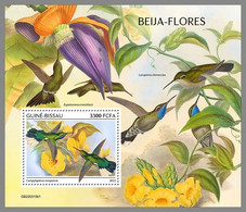 GUINEA BISSAU 2022 MNH Hummingbirds Kolibris Colibris S/S I - IMPERFORATED - DHQ2307 - Colibris