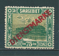 Saar MiNr. D 10 * VI  (sab05) - Dienstmarken
