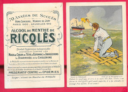 Chromo RICQLES, Ricqlès,  Dessin Préjelan  Voir Scannes, Alcool De Menthe - Altri & Non Classificati