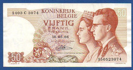 BELGIUM - P.139a(4) - 50 Francs 1966 VF/XF, Serie 1403 C 3074 - Altri & Non Classificati