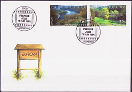 Europa CEPT 1999 Luxembourg - Luxemburg FDC Y&T N°1422 à 1423 - Michel N°1472 à 1473 - 1999