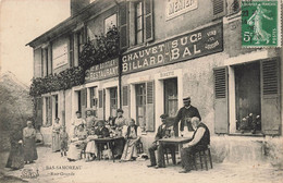 Bas Samoreau * Rue Grande * Façade Restaurant Billard Bal CHAUVET Successeur / Ancienne Maison BOISTIER - Sonstige & Ohne Zuordnung