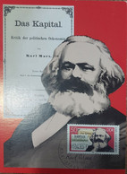 Personnalité - Carte Maximum - MaxCard - Karl Max - Karl Marx