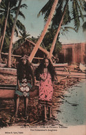 Tahiti - Filles De Pecheurs Tahitiens - The Fishersman's Daughters - Colorisé Et Animé - Carte Postale Ancienne - - Tahiti