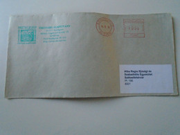 AD00012.86  Hungary  Cover -EMA Red Meter Freistempel-  2001 Budapest -Rakamaz - Machine Labels [ATM]