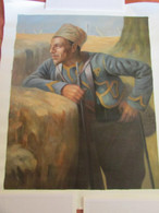 WW1 French Soldier Oil Painting - 1914-18