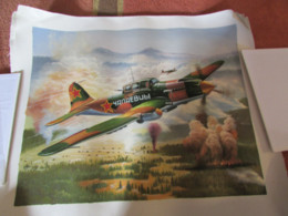 WW2 Russian Air Force Oil Painting - 1939-45