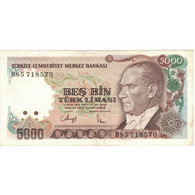 Billet, Turquie, 5000 Lira, 1985, KM:197, SUP - Turquie