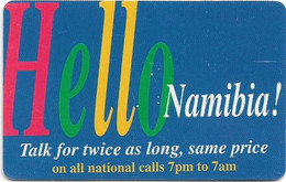 Namibia - Telecom Namibia - Hello Namibia! - All National Calls, 10$, 100.000ex, Used - Namibië