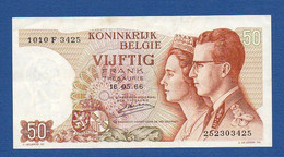 BELGIUM - P.139a(3) - 50 Francs 1966 VF/XF, Serie 1010 F 3425 - Autres & Non Classés