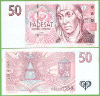 CZECH REPUBLIC 50 KORUN 1997 E57  P-17c  UNC - Repubblica Ceca