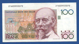 BELGIUM - P.142a(5) - 100 Francs 1982-1994 VF/XF, Serie 21605933070 - 100 Franchi