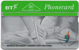 UK - BT - L&G - BTC-036 - Sheffield Students Games, 06.1991 - 106D - 40U, 9.500ex, Used - BT Souvenir