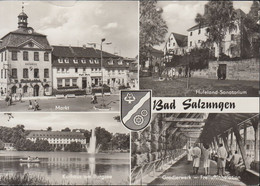 D-36433 Bad Salzungen - Alte Ansichten - Hufeland-Sanatorium - Markt - Kurhaus - Nice Stamp - Bad Salzungen