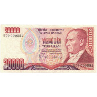 Billet, Turquie, 20,000 Lira, 1970, 1970-01-14, KM:201, SPL - Turquie