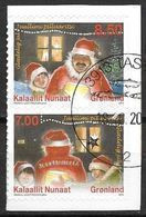 Groënland 2010, N° 552/553 Adhésifs Oblitérés Noël - Used Stamps