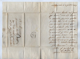 TB 3984 - 1849 - LAC - Lettre De Mr PICHET Epicier à COULOMMIERS Pour Mr HACHE à PARIS - 1849-1876: Période Classique