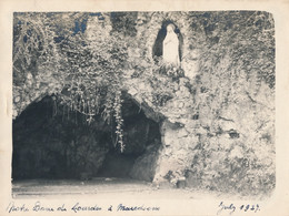 MAREDSOUS  NOTRE DAME DE LOURDESFOTO  11 X 9 CM    JUL 1927        2 SCANS - Anhée