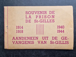 CARNET 7 CP BELGIQUE (V2301) SAINT ST GILLES (10 Vues) Souvenir De La Prison De St Gilles 1914 1918 - 1940 1944 H QUINOT - St-Gillis - St-Gilles