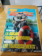 71/ TERRE MAGAZINE  ARMEE DE TERRE N°27 1991 SOMMAIRE EN PHOTO - Armes