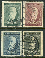 CZECHOSLOVAKIA 1930 Mazaryk 80th Birthday Used .  Michel 299-302 - Oblitérés