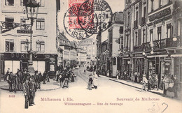 FRANCE - 68 - MULHOUSE - Rue Du Sauvage  - Carte Postale Ancienne - Mulhouse