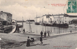 FRANCE - 17 - ILE DE Ré - SAINT MARTIN - Le Port - Vue Générale - Carte Postale Ancienne - Ile De Ré