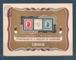 Luxembourg - Premier Anniversaire De La Libération Du Luxembourg - 1945 - Cartas & Documentos