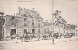 FRANCE - 94 - SAINT MAURICE - LA MAIRIE - ATTELAGE CHEVAL - Carte Postale Ancienne - Saint Maurice