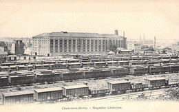 FRANCE - 94 - CHARENTON LE PONT - MAGASINS GENERAUX - CHEMIN DE FER - Carte Postale Ancienne - Charenton Le Pont