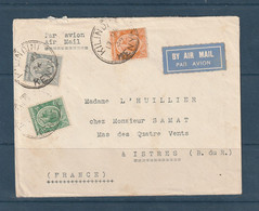 Kenya - Enveloppe ( Messageries Maritimes ) Tamatave - Cachet Kilindini Pour Istres ( France ) Par Avion - 1934 - Kenya & Ouganda