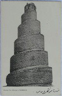 C. P. A. : IRAN : Ruines D'un Minaret à SAMERAH,, (SAMEREH ?),  Ed. Nov Bahar Lalezar , Téhéran - Iran