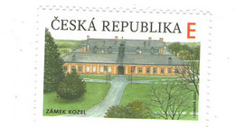 Czech Republic  2023 - Castle Kozel ( "Billy-goat" ), 1 Stamp,  MNH - Châteaux